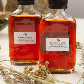 Настойка на корне бадана Спасатель 100мл
