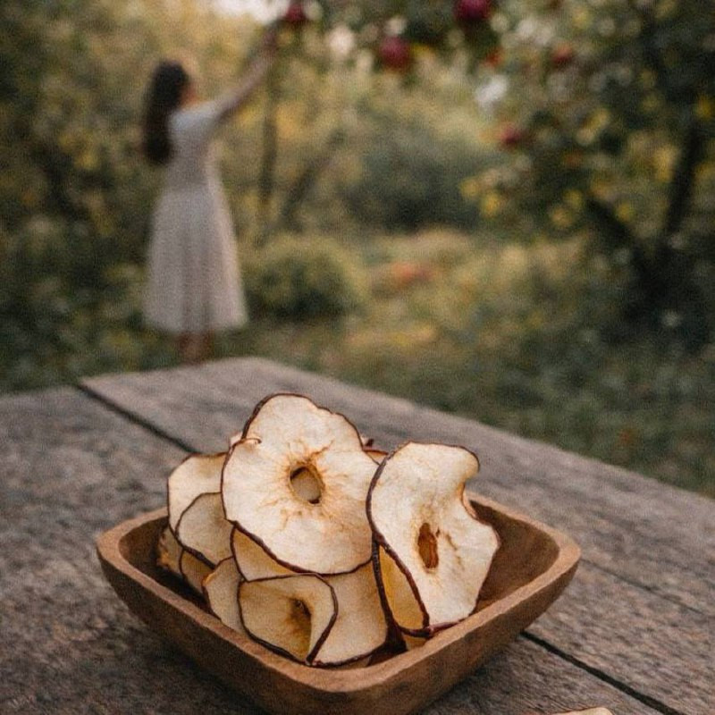 Яблочные чипсы